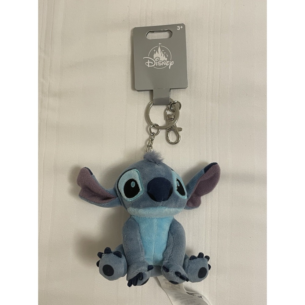 NEW Walt Disney Parks - Lilo & Stitch - Adorable Sitting Stitch Plush Keychain